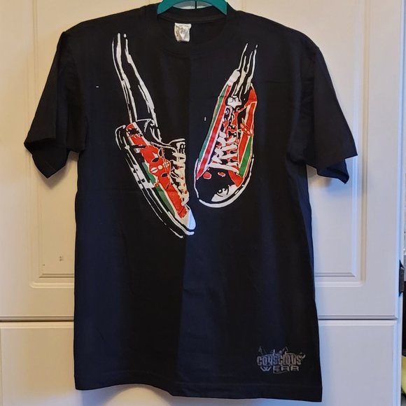 ๐2 for $20!๐ Kenyan Converse Sneaker Graphic T Shirt - Picture 2 of 5